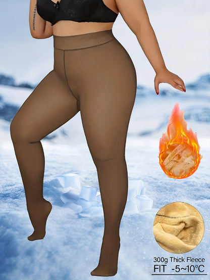 Women's Thermal Pantyhose – Sizes 0XL–5XL detail view