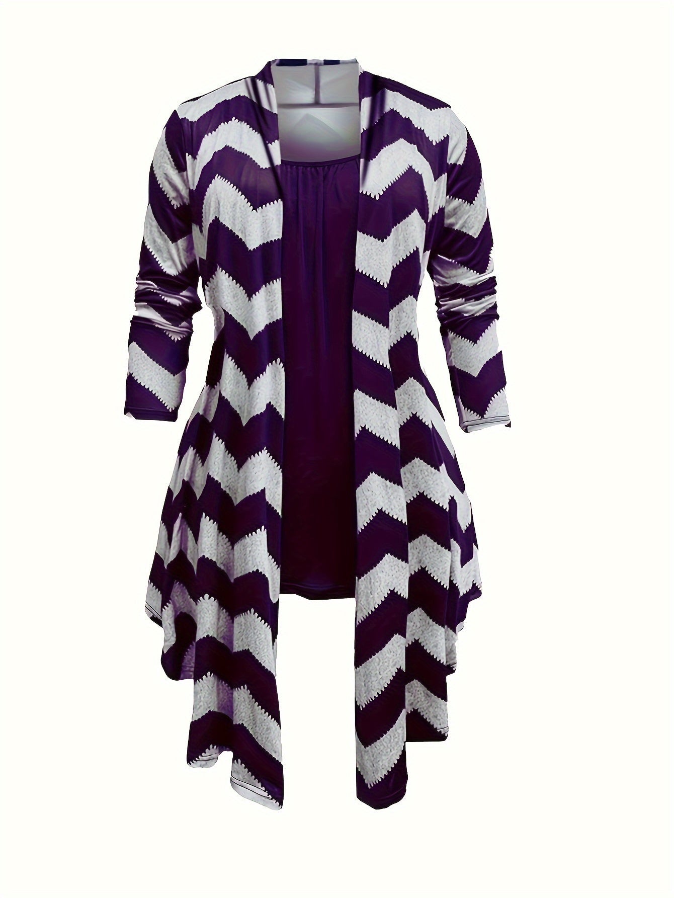 Women's Three-Piece Outfit Set - Graphic Print Casual Matching Outfit detail view