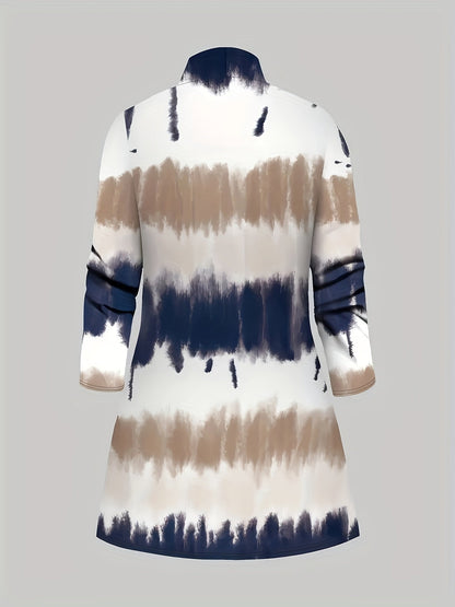 Women's Three-Piece Outfit Set - Knit Casual Matching Look detail view