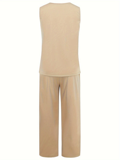 Women's Three-Piece Outfit Set - Matching Business Matching Look detail view
