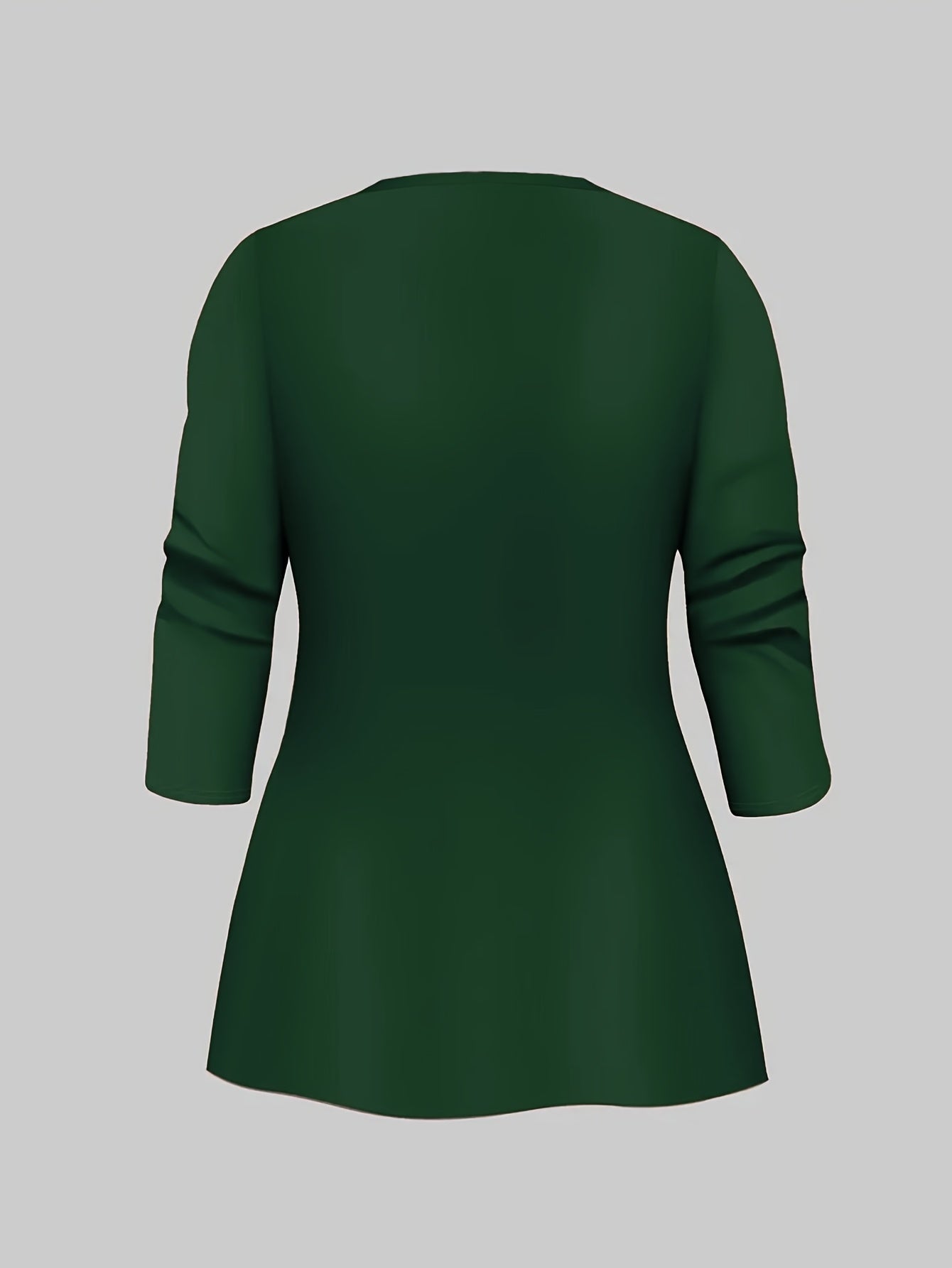 Women's Three-Piece Outfit Set - Plaid Workwear Matching Outfit detail view