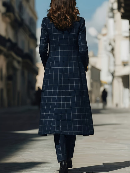 Women's Three-Piece Outfit Set - Printed Business Matching Look detail view