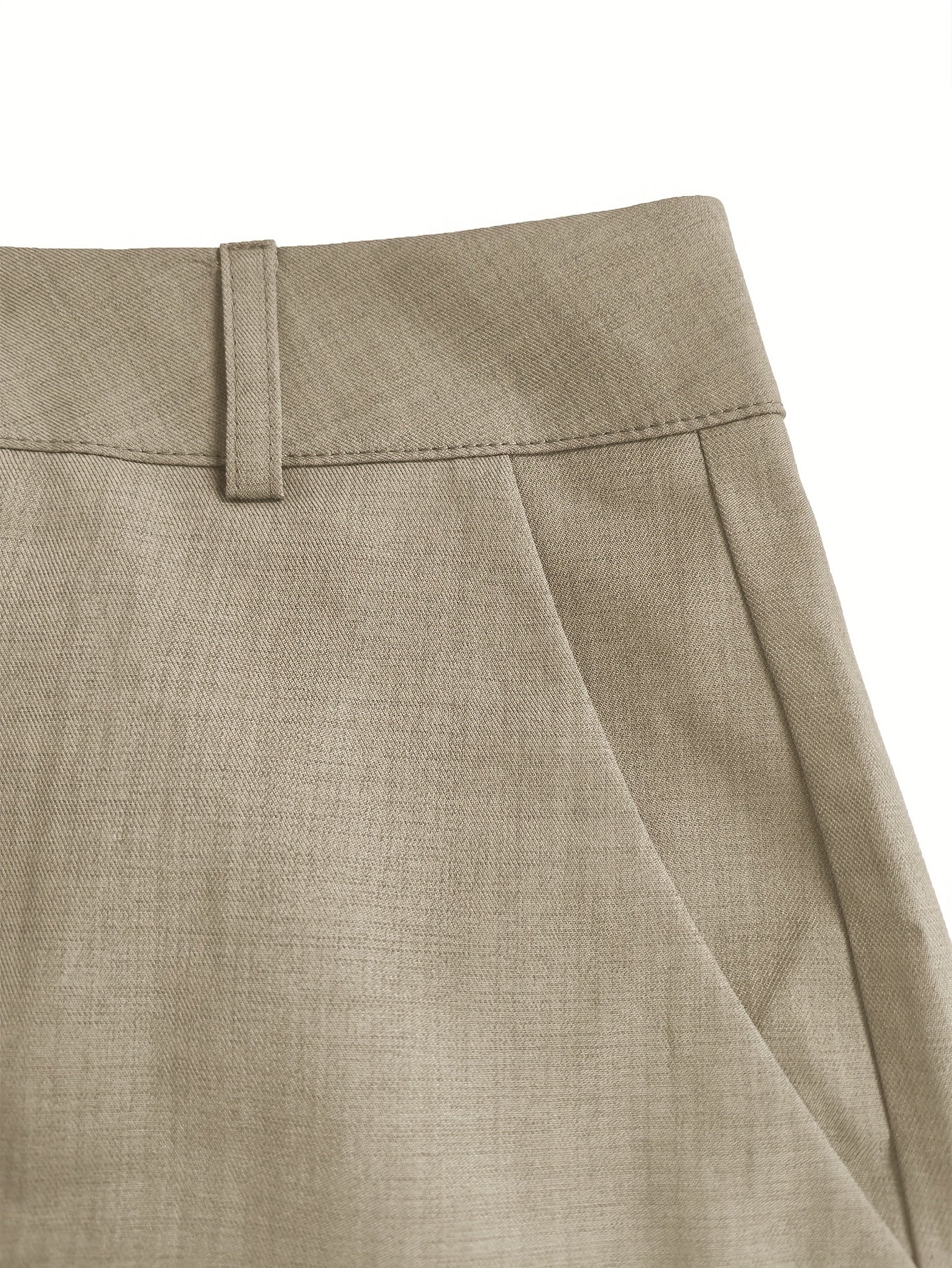 Women's Three-Piece Outfit Set - Solid Color Workwear Matching Outfit detail view