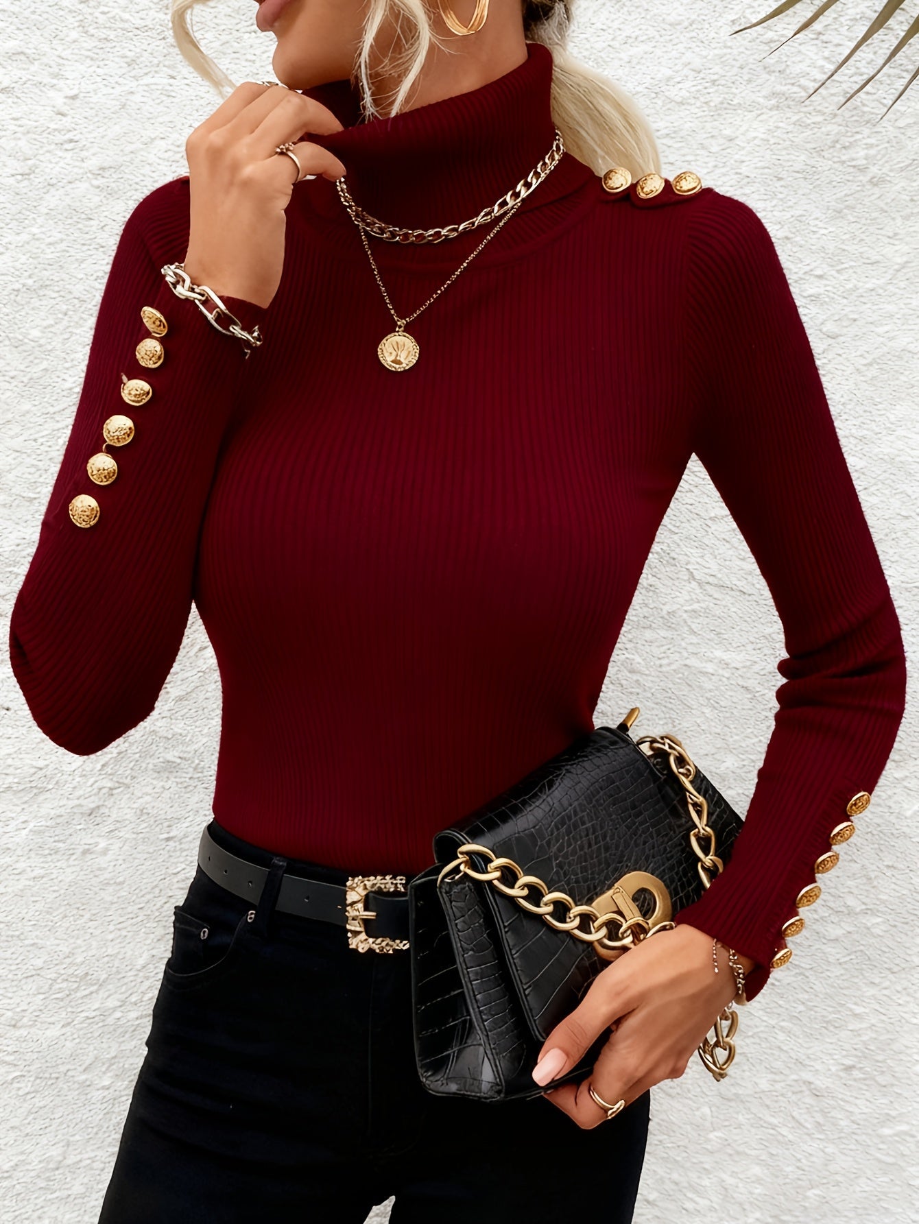 Women's Top - Solid Color – White detail view