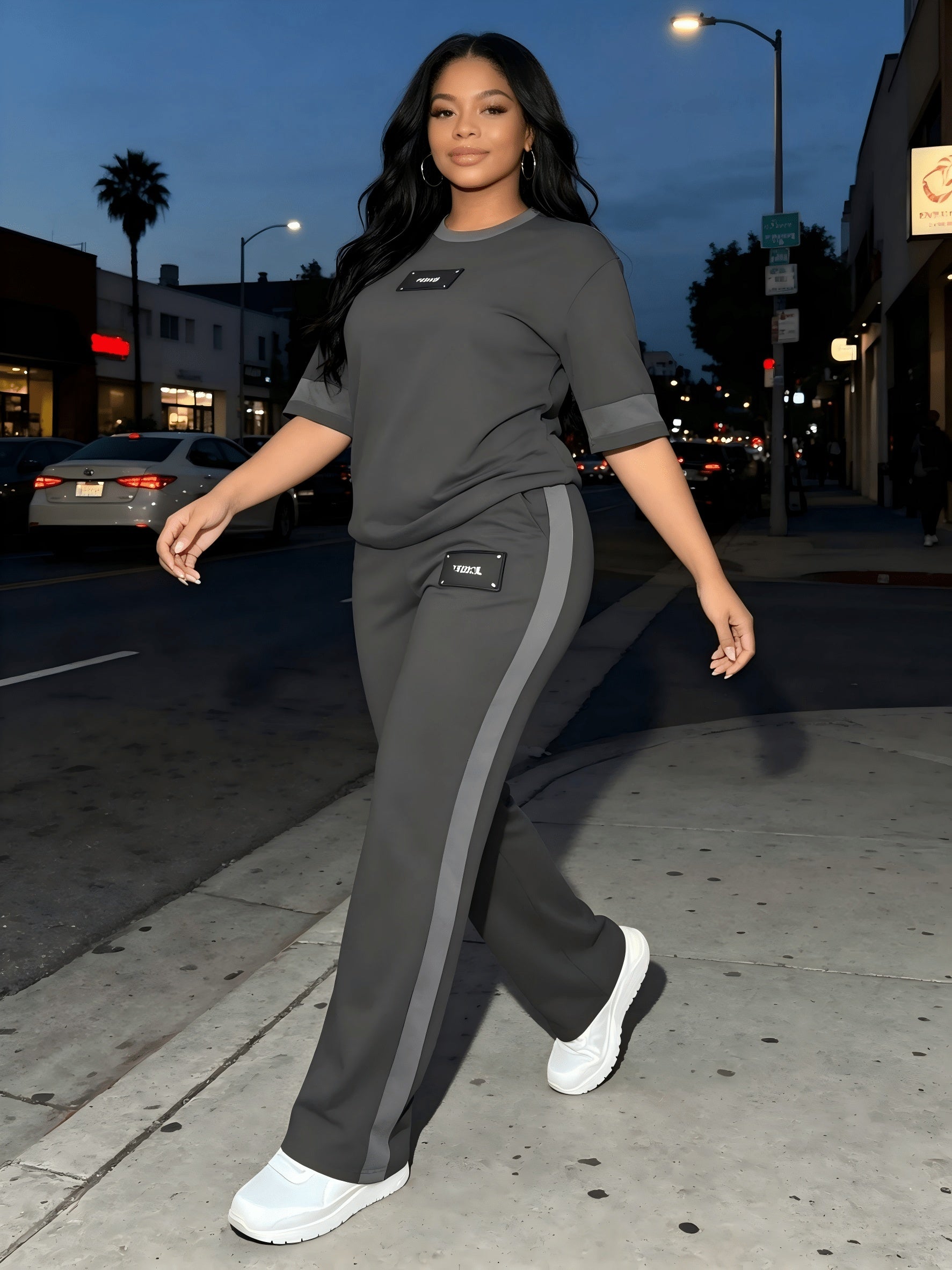 Women's Tracksuit Set - Active Matching Style 95 – Grey option – main product image