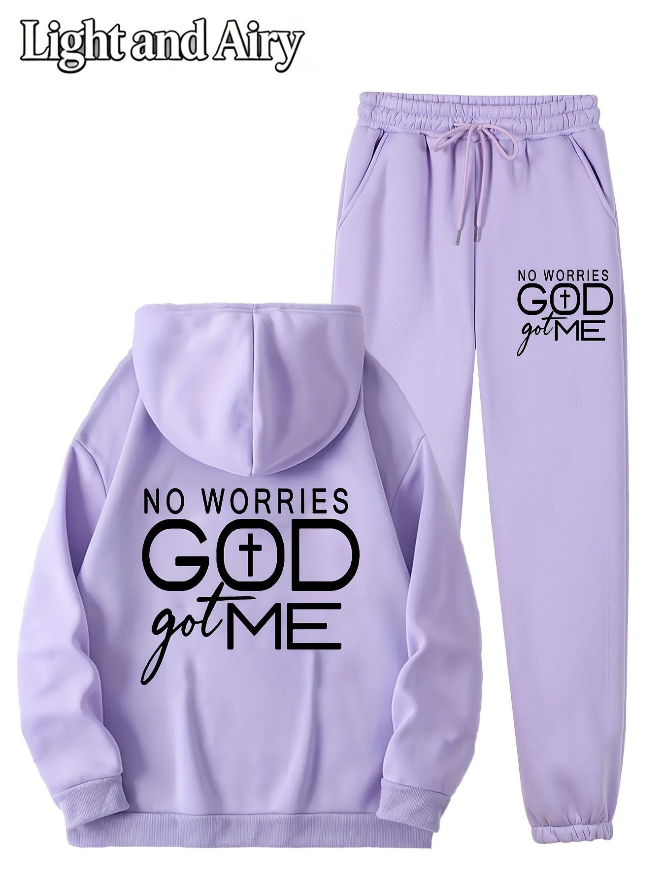 Women's Tracksuit Set - Active Printed Style 27 – Purple option – view 2