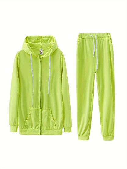 Women's Tracksuit Set - Active Zip Detail Style 72 – view 3