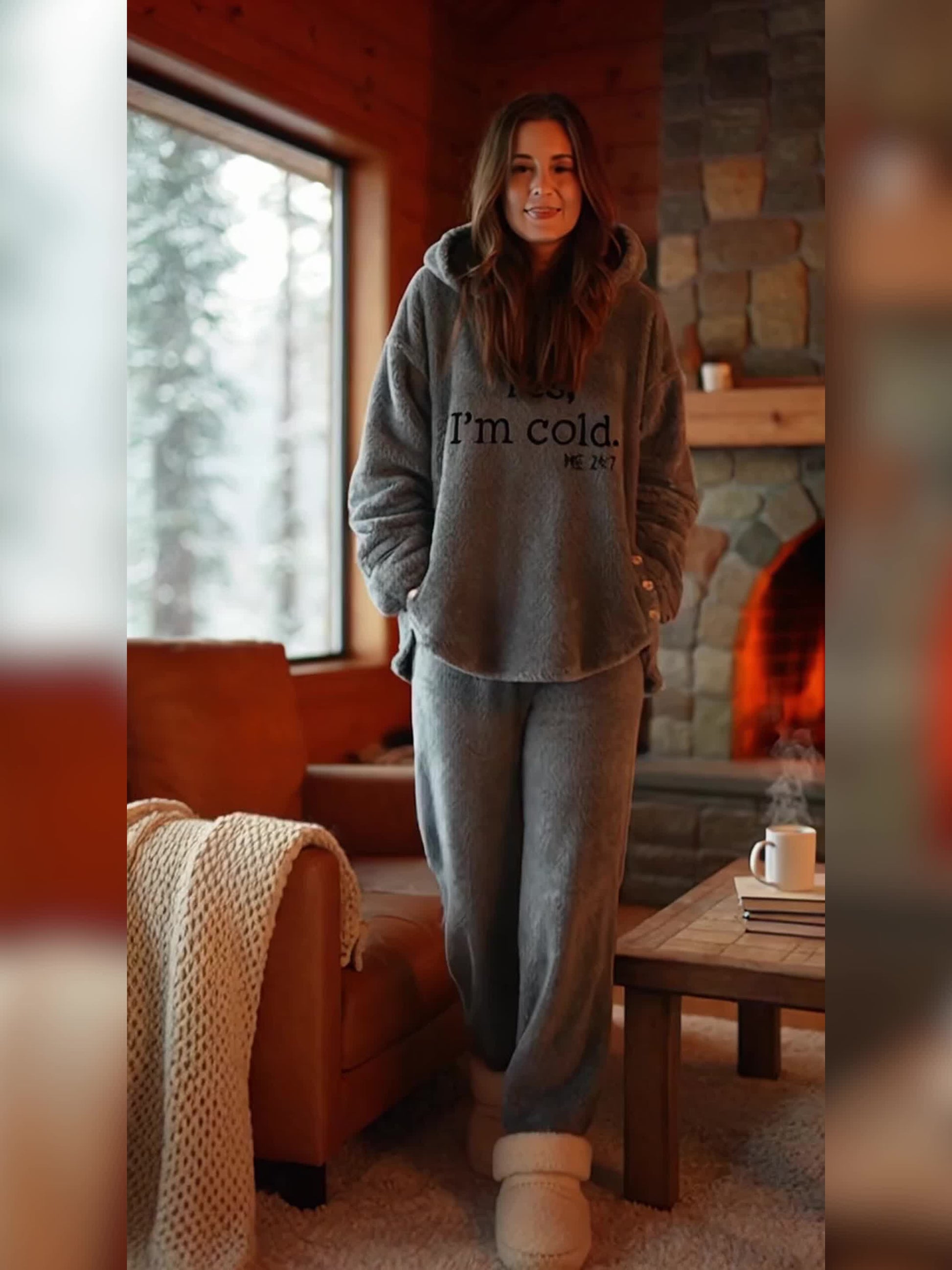 Women's Tracksuit Set - Graphic Print Casual Matching Outfit – 5-Variant Selection – view 4