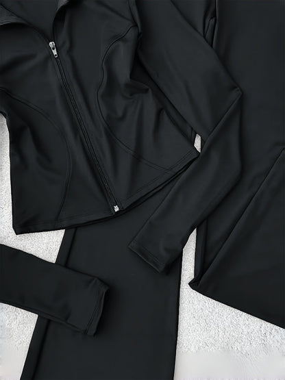 Women's Tracksuit Set - Striped Design detail view