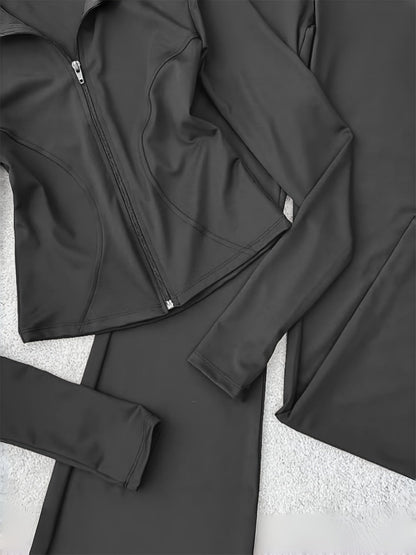 Women's Tracksuit Set - Striped Design detail view