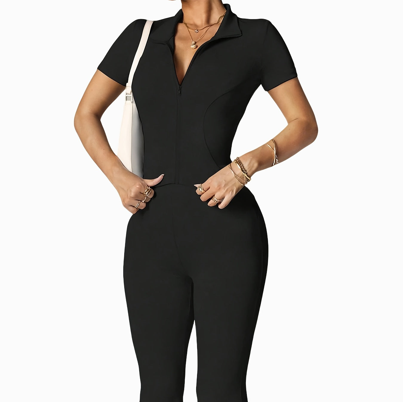 Women's Tracksuit Set - Striped Design detail view