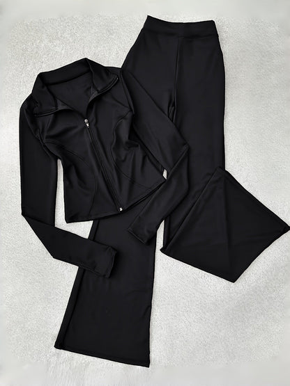 Women's Tracksuit Set - Striped Design detail view