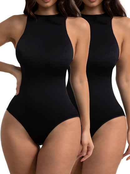 Women's Tummy Control Shapewear Bodysuit - Halter Neck – main product image
