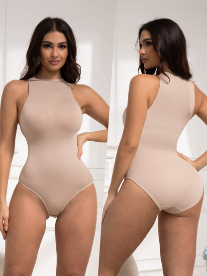 Women's Tummy Control Shapewear Bodysuit - Halter Neck – view 6