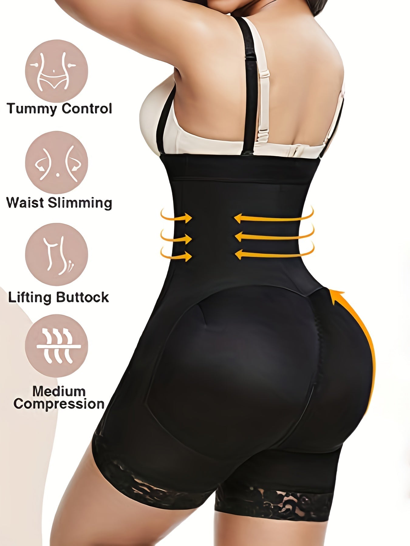 Women's Tummy Control Shapewear Camisole - Butt Lift Body Smoothing – view 6