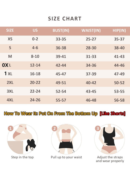 Women's Tummy Control Shapewear Camisole - Solid Color Body Smoothing detail view