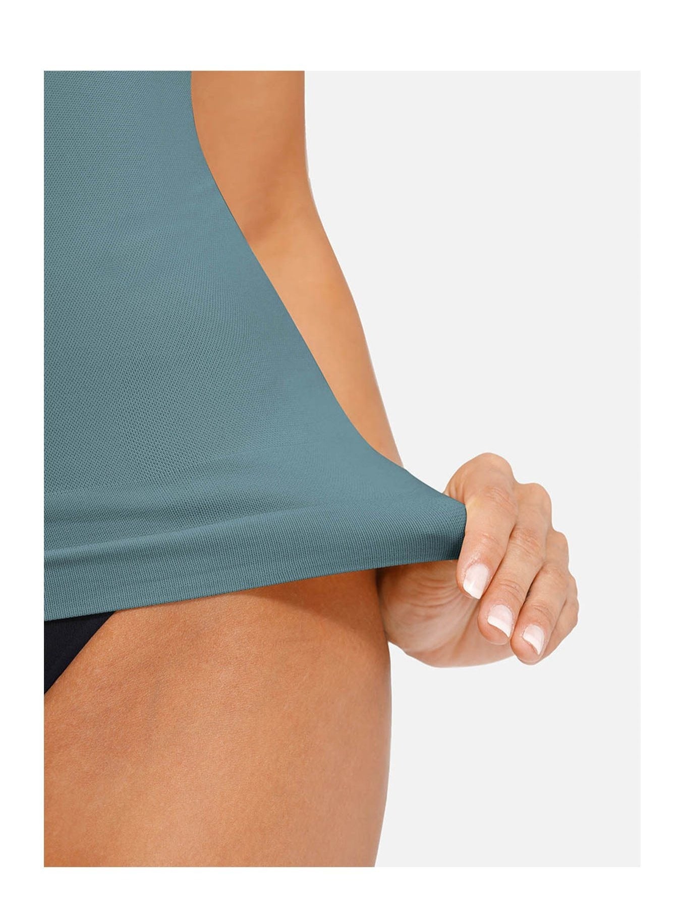 Women's Tummy Control Shapewear Camisole - Solid Color Body Smoothing detail view