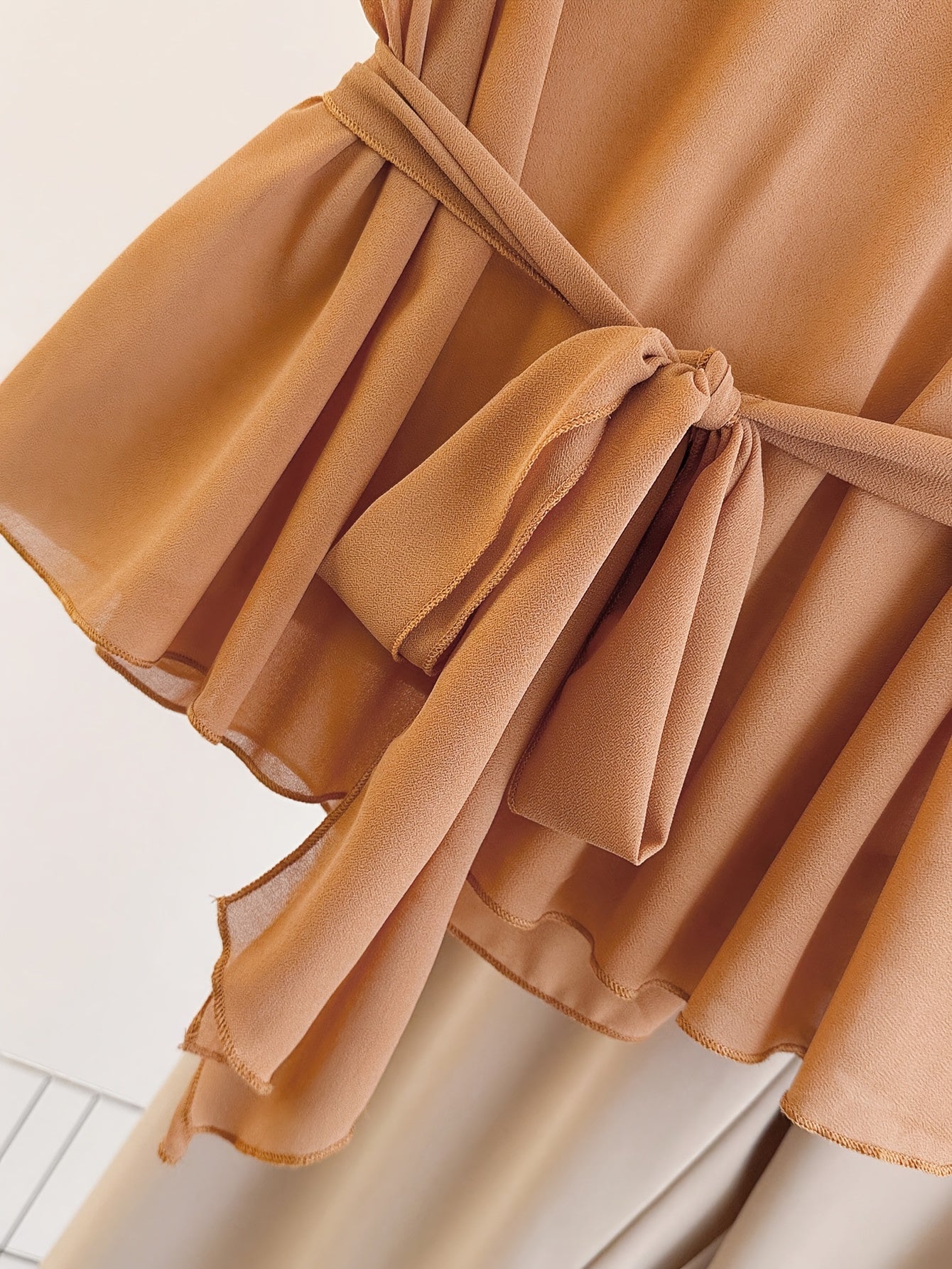 Women's Two-Piece Outfit Set - Coordinated – Coral detail view