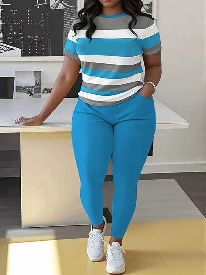 Women's Two-Piece Outfit Set - Coordinated – Sizes 0XL–6XL detail view