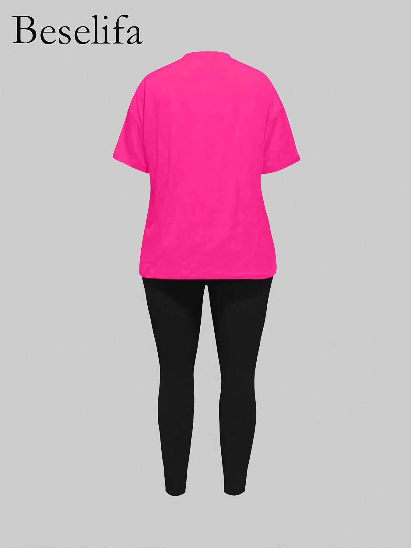 Women's Two-Piece Outfit Set - Graphic Print – Polychrome detail view