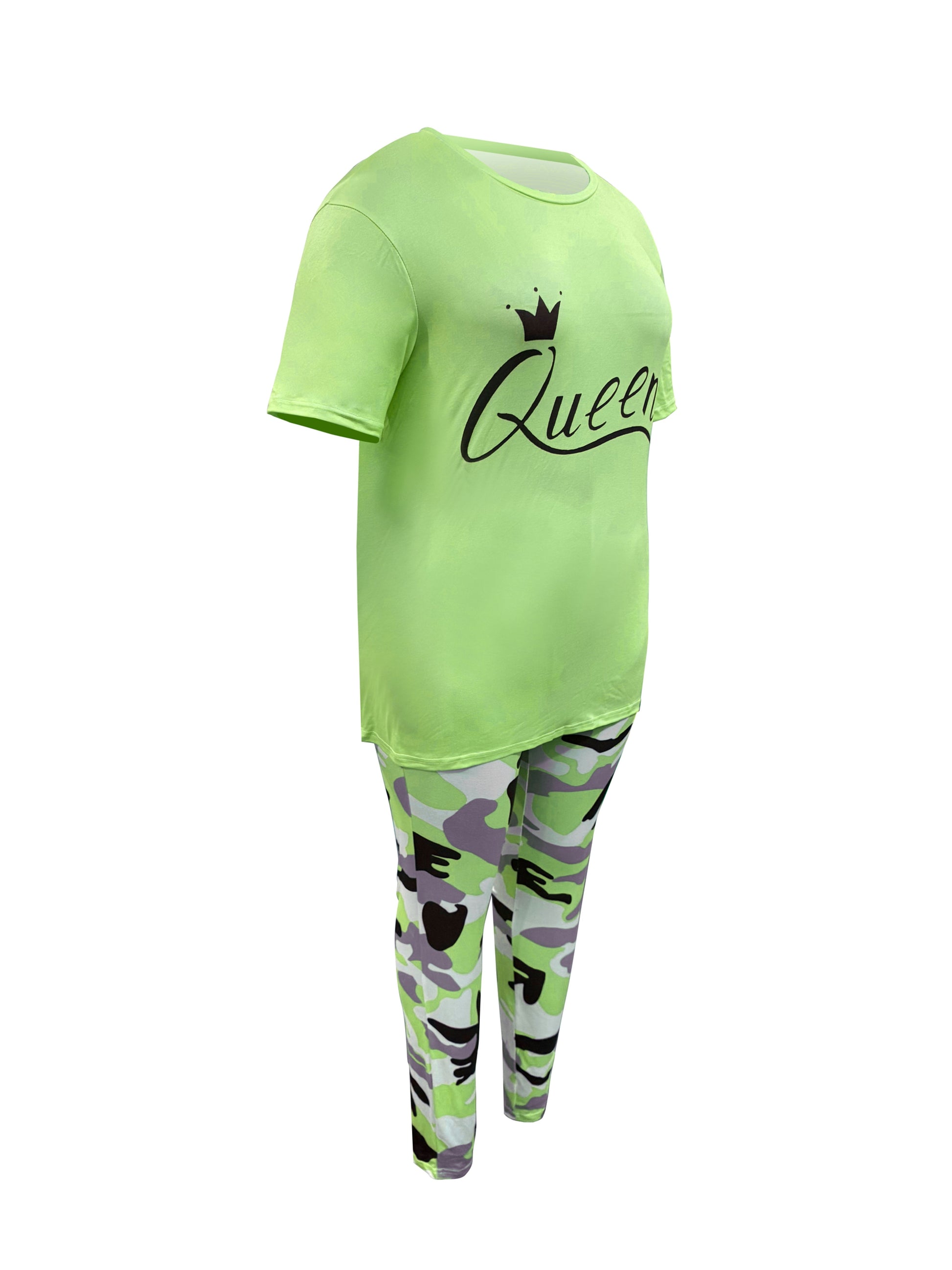 Women's Two-Piece Outfit Set - Short Sleeve – Sizes 0XL–8XL – view 25
