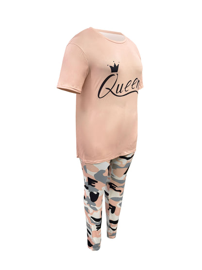 Women's Two-Piece Outfit Set - Short Sleeve – Sizes 0XL–8XL – view 28