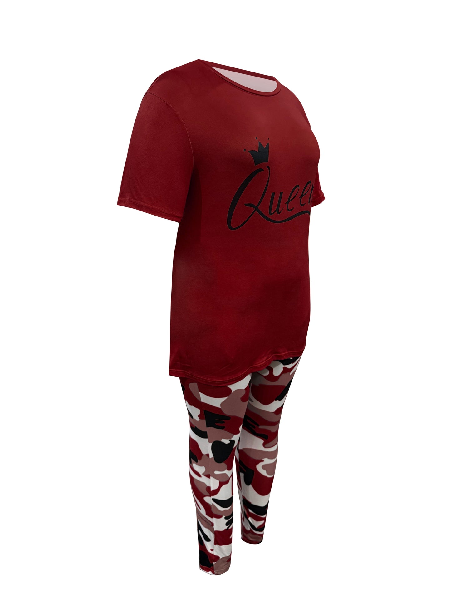 Women's Two-Piece Outfit Set - Short Sleeve – Sizes 0XL–8XL – view 34