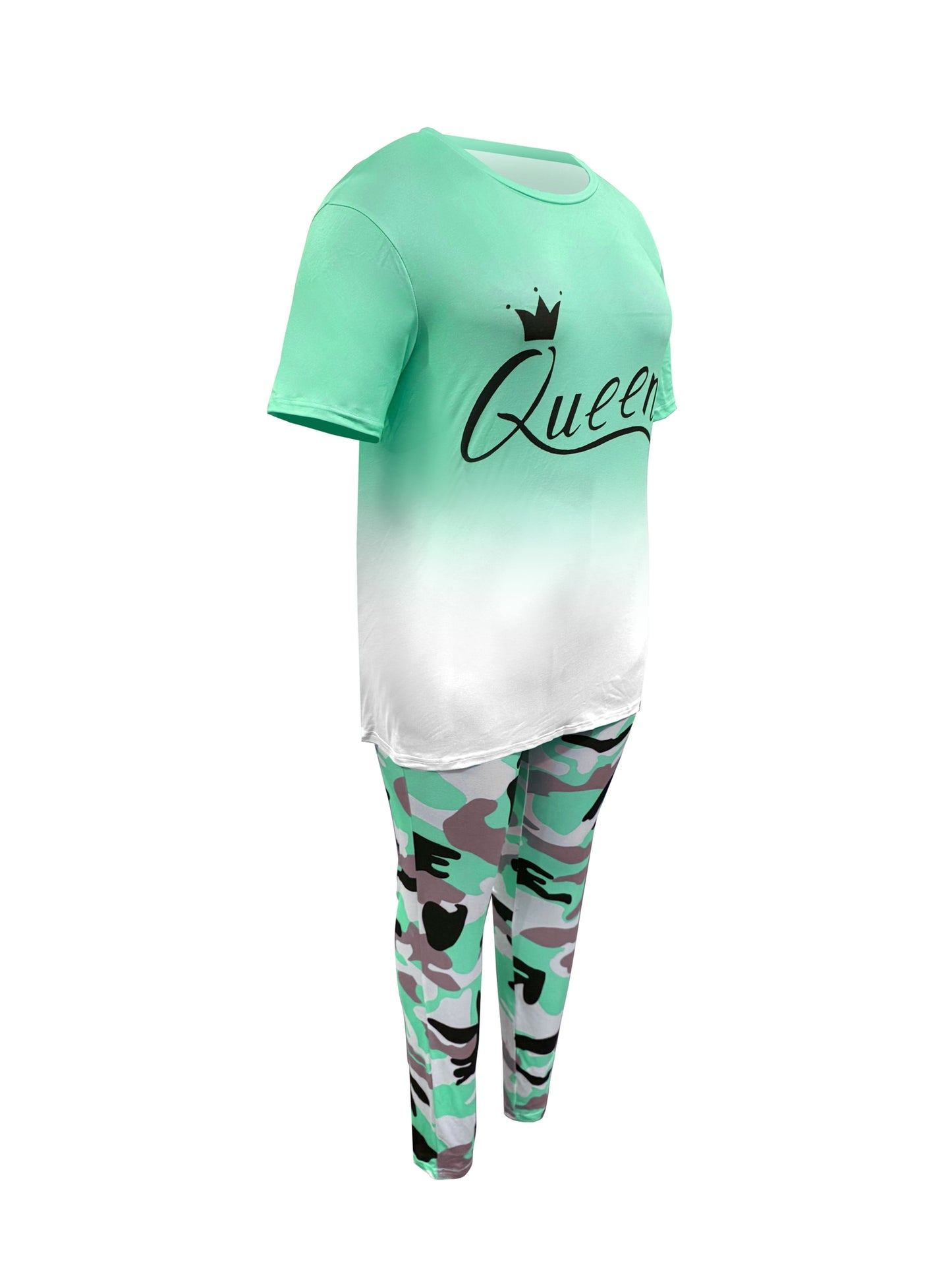 Women's Two-Piece Outfit Set - Short Sleeve – Sizes 0XL–8XL – view 46