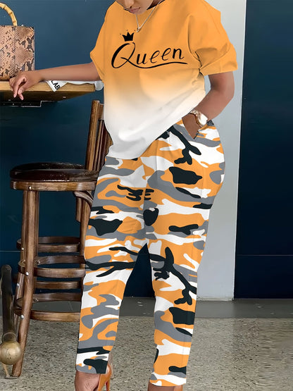 Women's Two-Piece Outfit Set - Short Sleeve – Sizes 0XL–8XL – view 57