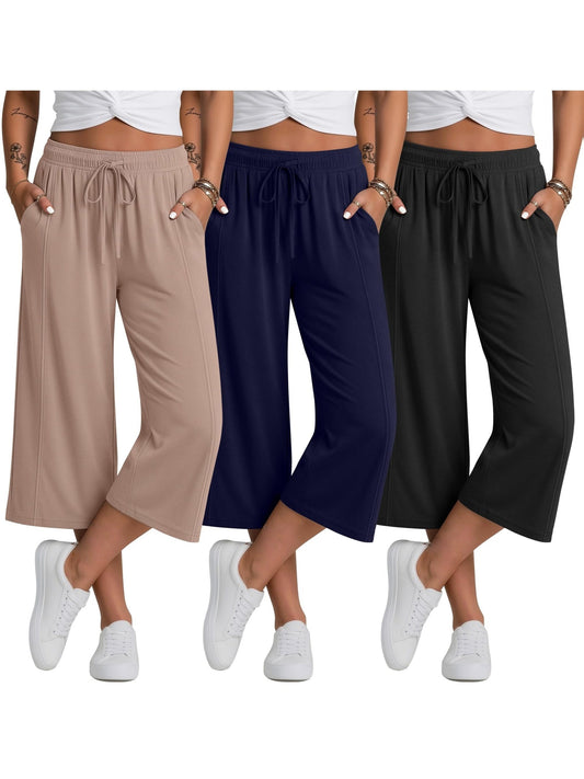 Women's Two-Piece Outfit Set - Wide-Leg – Sizes 0XL–4XL – main product image