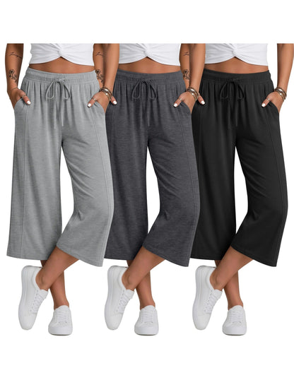 Women's Two-Piece Outfit Set - Wide-Leg – Sizes 0XL–4XL – view 3