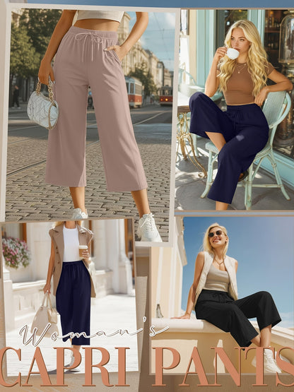Women's Two-Piece Outfit Set - Wide-Leg – Sizes 0XL–4XL detail view