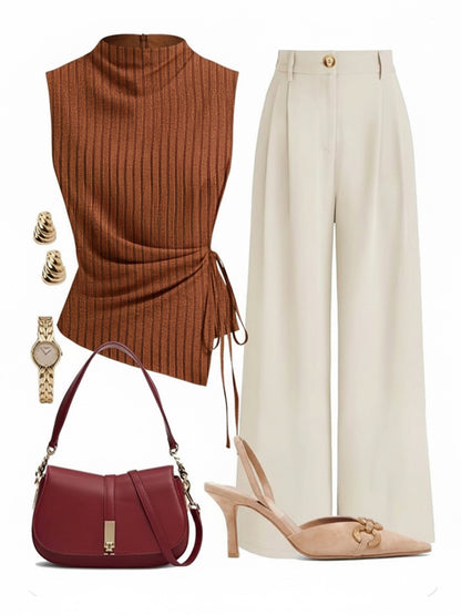Women's Two-Piece Pants Set - Casual Matching Style 21 – view 3