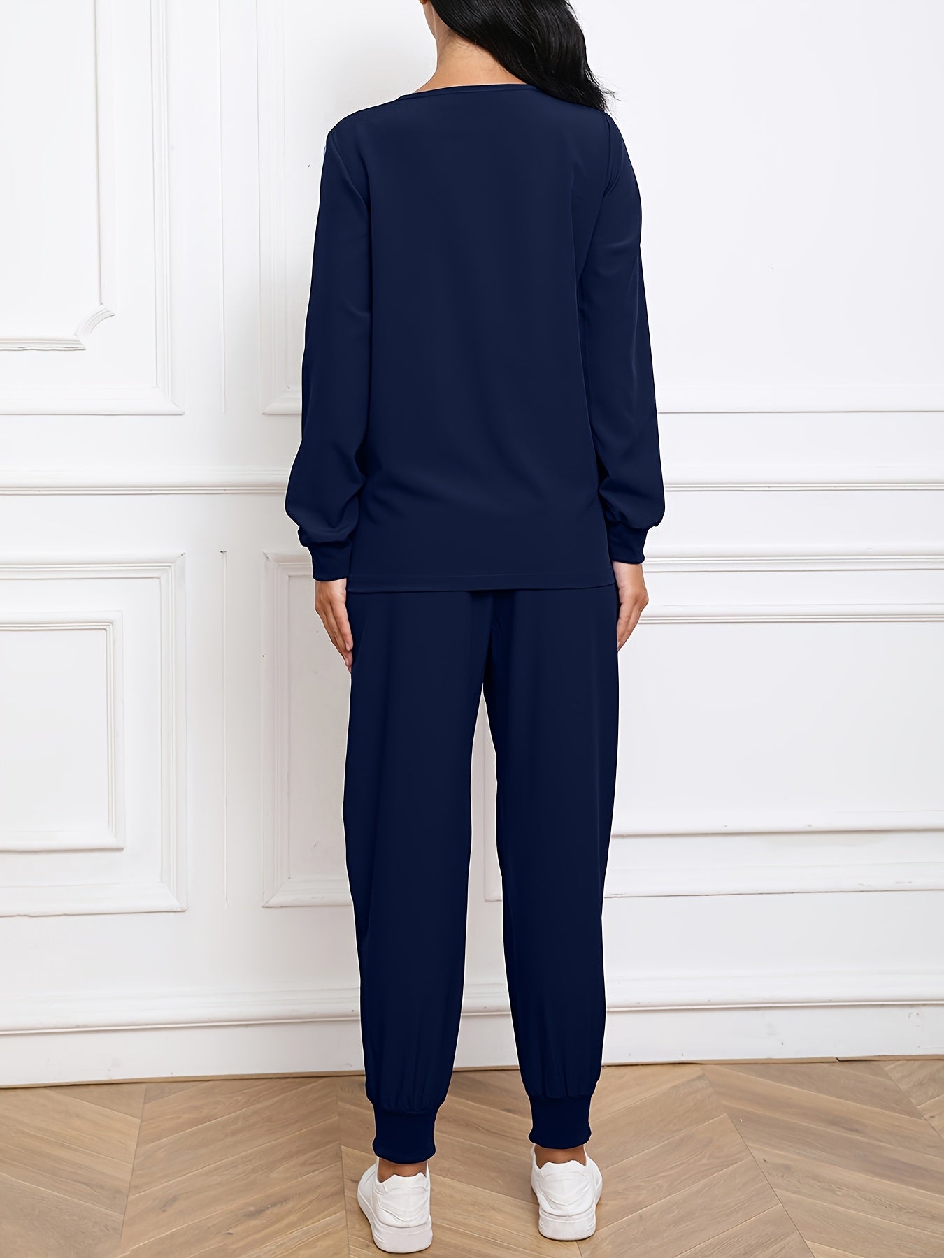 Women's Two-Piece Pants Set - Casual Matching Style 86 detail view