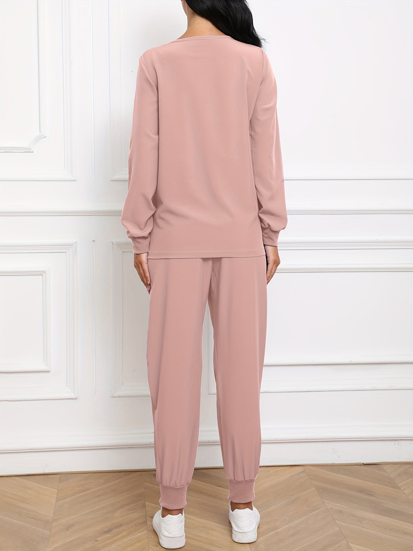 Women's Two-Piece Pants Set - Casual Matching Style 86 detail view