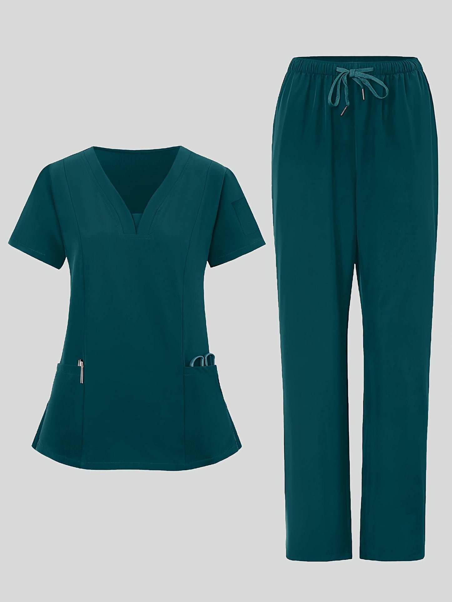 Women's Two-Piece Pants Set - Casual Matching Style 91 – Green option – view 4