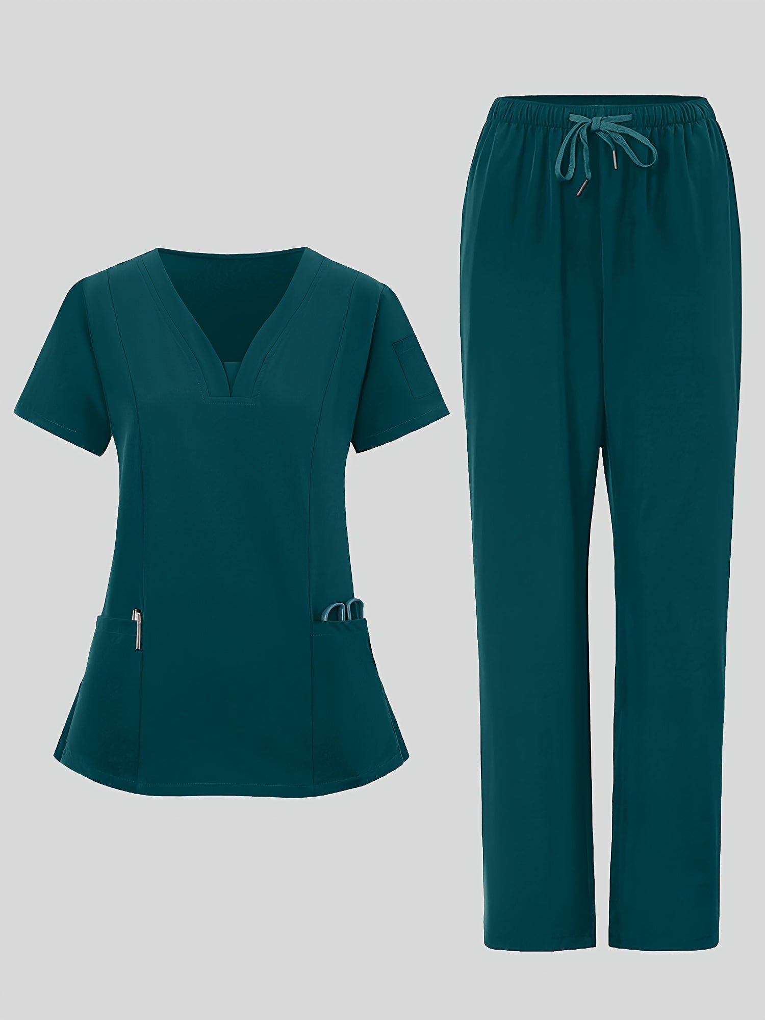 Women's Two-Piece Pants Set - Casual Matching Style 91 – Green option – view 4