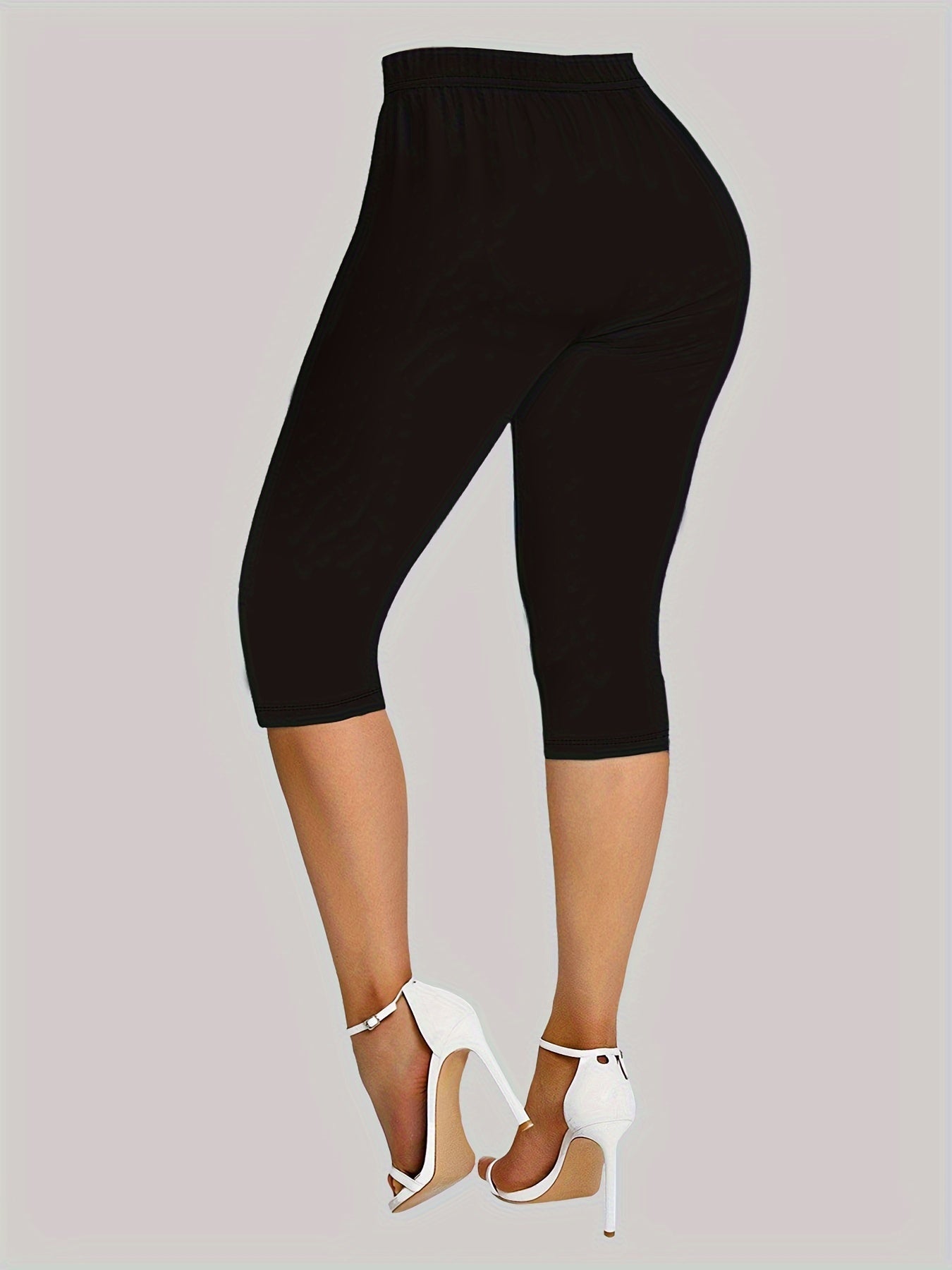 Women's Two-Piece Pants Set - Color Block Casual Matching Outfit – Black detail view