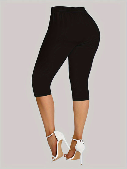 Women's Two-Piece Pants Set - Color Block Casual Matching Outfit – Black detail view