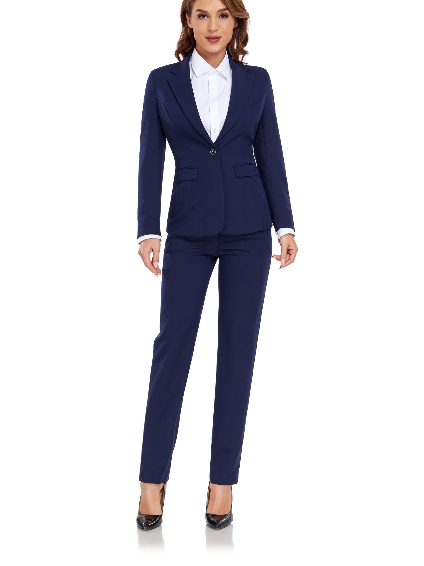 Women's Two-Piece Pants Set - Everyday Comfort – Yellow detail view