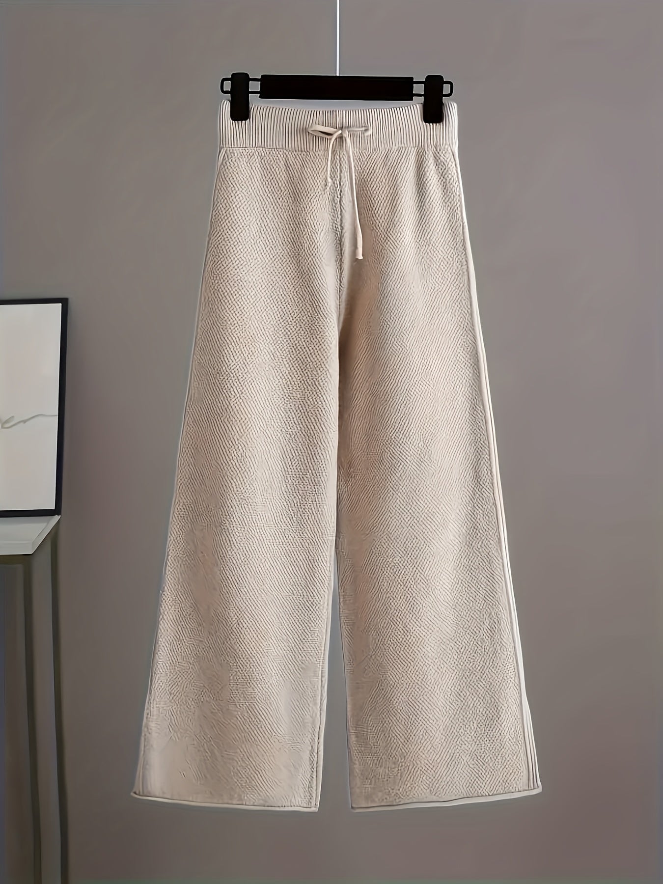 Women's Two-Piece Pants Set - Knit Business Matching Look detail view