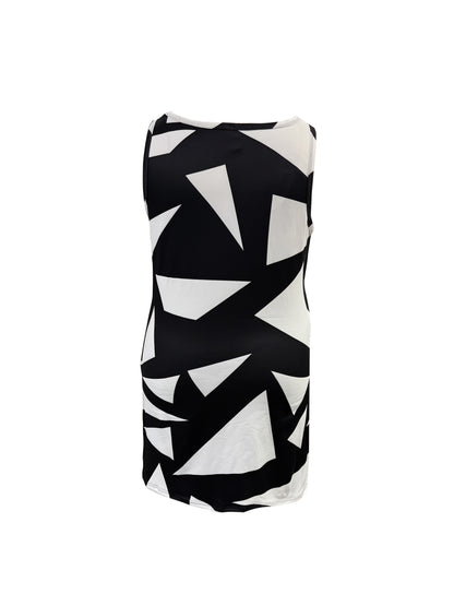 Women's Two-Piece Shorts Set - Graphic Print – Black detail view