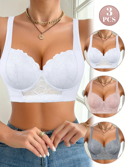 Women's Underwire Bra - 3-Pack Lace – view 6