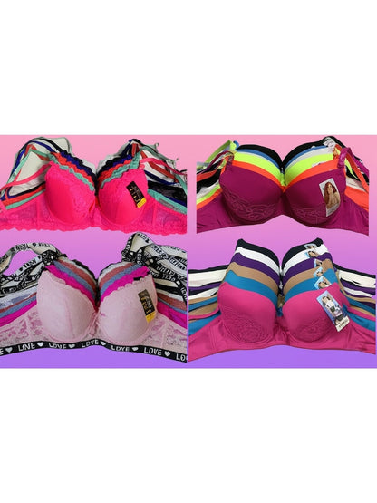 Women's Underwire Bra - 6-Pack Padded, Everyday Support – main product image