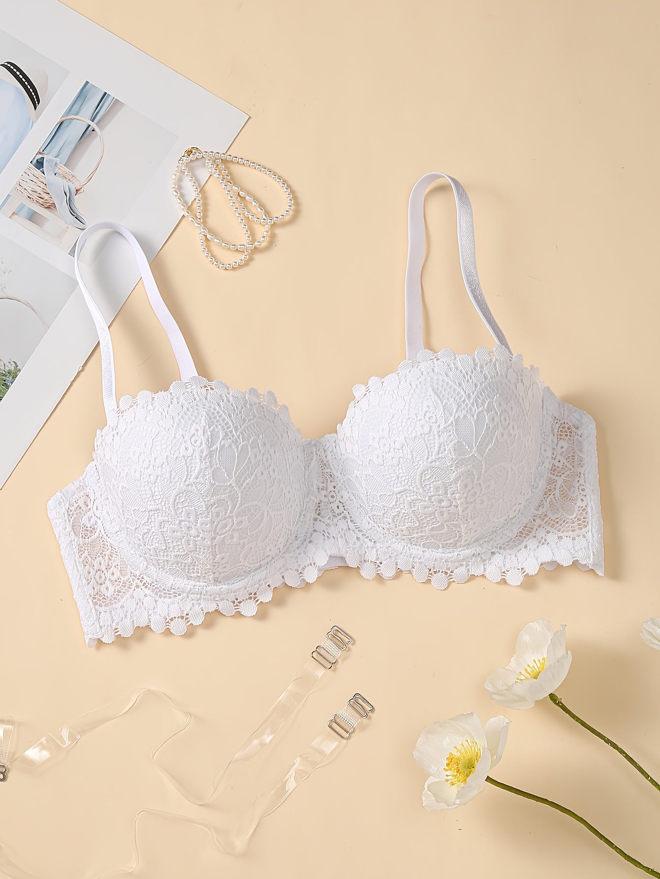 Women's Underwire Bra - Fixed Padding, Everyday Support – view 8