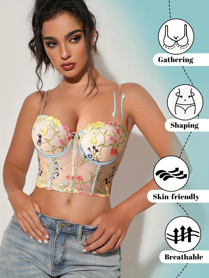 Women's Underwire Bra - Lace, Underwire - Light Beige – view 3