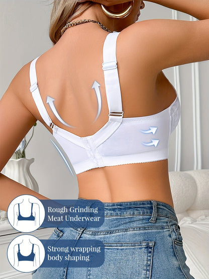 Women's Underwire Bra - Lace, Underwire - White – view 2