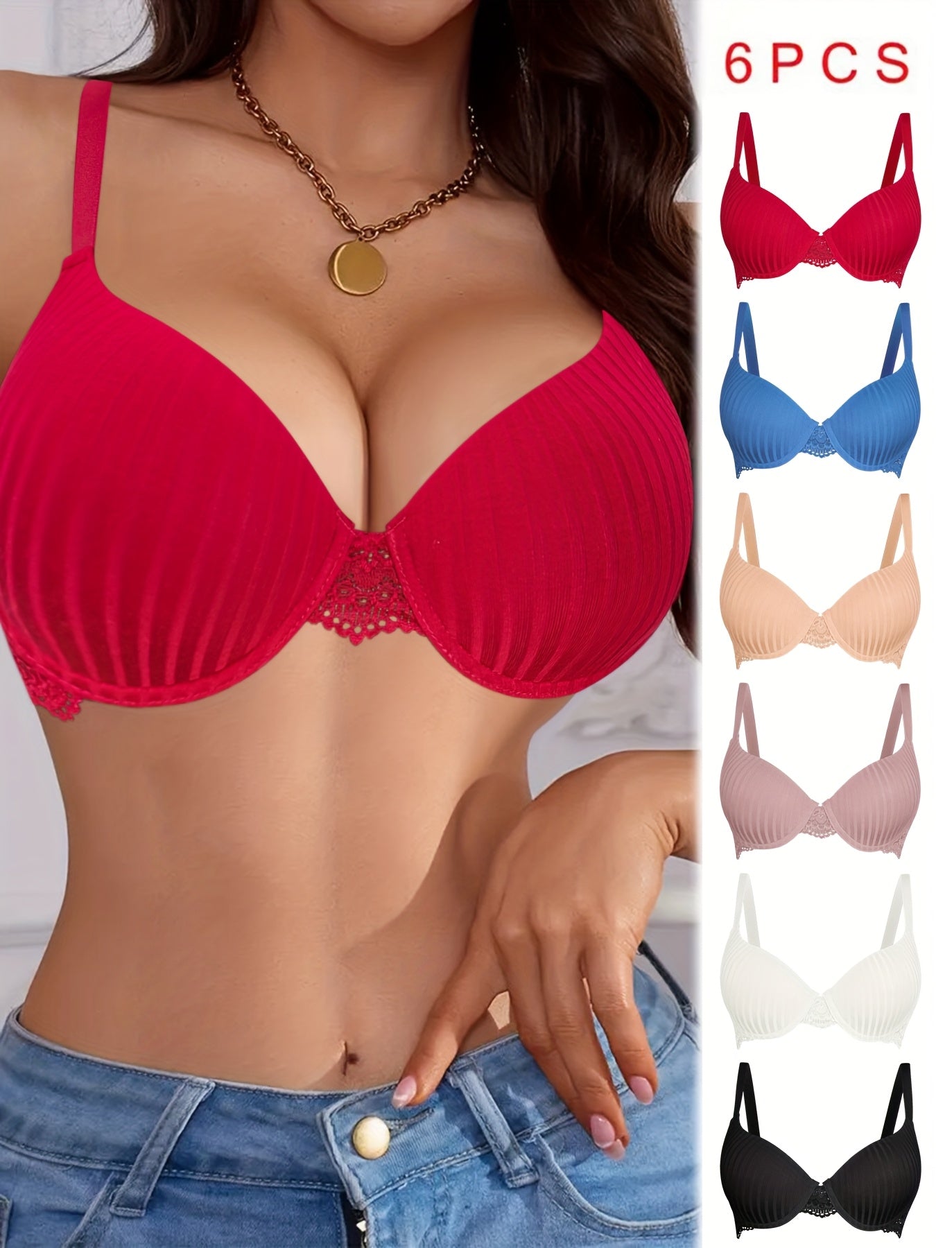 Women's Underwire Bra - Padded, High Support – view 7