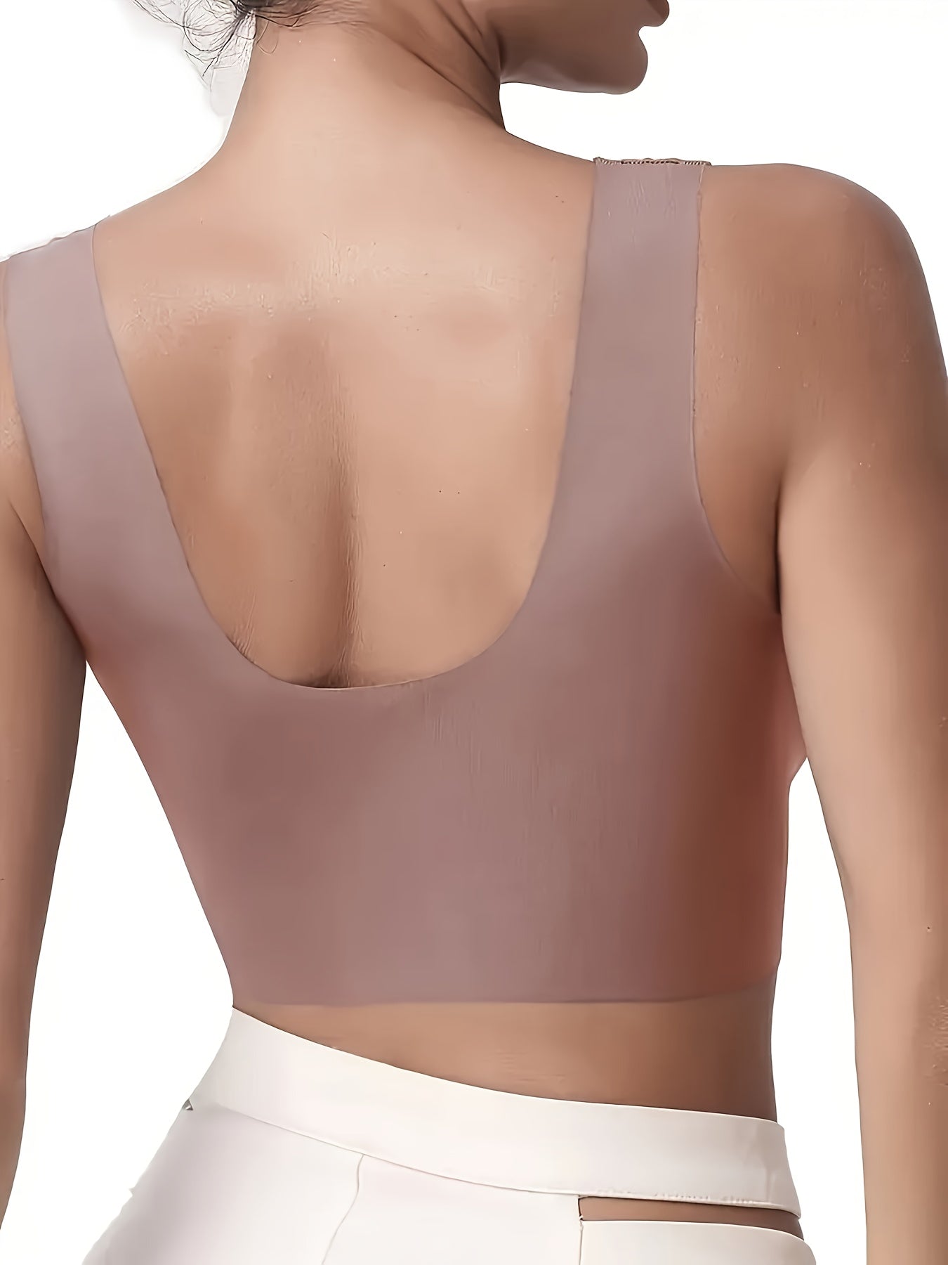 Women's V-Neck Sports Bra - Padded, Medium Support detail view