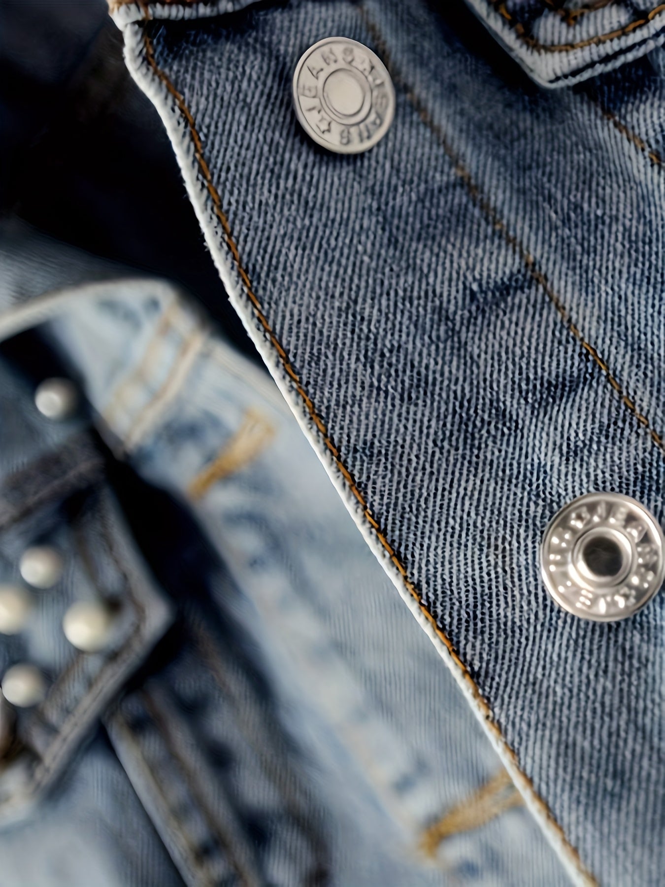 Women's Versatile Denim Button-Front Blazer – view 4